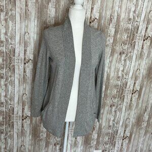 Women's Chico's Gray Cardigan Sweater size Small (Chico's size 0)
